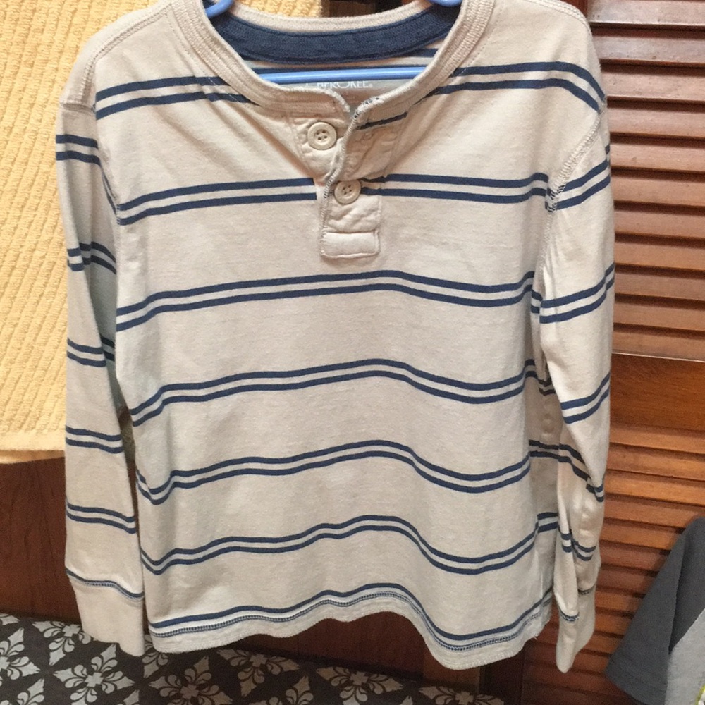 Boys long sleeve Henley.